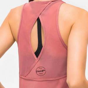 Custom Woman's Fitness Tank <b>Top</b> Gym Wears Custom Logo <b>Sexy</b> <b>Crop</b> Tee Street Plain Cotton Spandex Cropped Tank <b>Top</b> for Women - Product Image 5