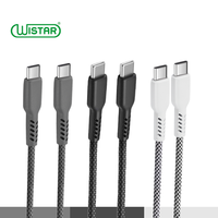 Câble de charge rapide WISTAR PD60W, produits en vente flash, câble de charge pour téléphone de type C avec câble de charge rapide