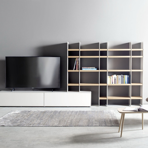 <span class=keywords><strong>Meuble</strong></span> TV mural de style moderne en bois massif, <span class=keywords><strong>console</strong></span> multimédia de luxe pour salon et <span class=keywords><strong>chambre</strong></span> à coucher, vente en gros - Product Image 3