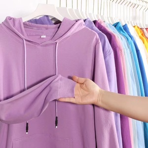Sudaderas con Capucha para Hombre, Color Sólido, Tejido de Algodón, Estilo Casual, Corte Regular, para Otoño - Product Image 4