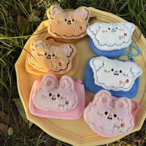 Nuovo Portamonete Morbido in Peluche a Forma di Animale Cartone Animato, Custodia per Auricolari in Cotone PP, Portamonete per Cavo Dati e Rossetto, Ingrosso - Product Image 5