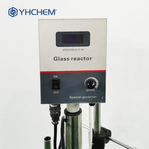 실험실 장비 중합 반응기 1L 부피의 단일 층 유리 반응기 - Product Image 5