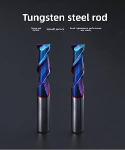 HRC60 GES-4F Wolframkarbid 2-Schneidenfräser mit TiCN-Beschichtung - Product Image 6