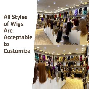 JINRUILI Perruque <span class=keywords><strong>mi</strong></span>-longue bouclée afro en <span class=keywords><strong>cheveux</strong></span> synthétiques haute température personnalisables, <span class=keywords><strong>cheveux</strong></span> frisés naturels noirs pour femme - Product Image 5