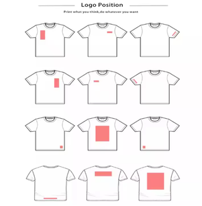 T-shirt en coton pour homme avec logo personnalisé, imprimé <span class=keywords><strong>vache</strong></span>, grande taille, respirant, tissé, basique, poids lourd, col rond, pour dropshipping - Product Image 5