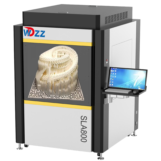 SLA 3D Printer Size 800*800*500mm for Industrial Factory Stable Automatic ModelSunken Photocuring High Precision 3
