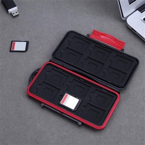 Estuche portátil para tarjetas de memoria todo en uno antigolpes 12SD + 12TF capacidad caja de almacenamiento estuches para tarjeta SD/<span class=keywords><strong>SDHC</strong></span>/SDXC/<span class=keywords><strong>Micro</strong></span> SD/TF - Product Image 5