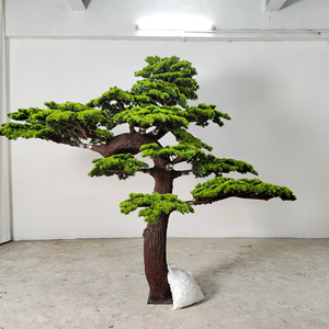 Realistic <strong>Fake</strong> Tree Fiberglass Artificial Big Bonsai Beauty Pine Tree Artificial <strong>Large</strong> Pine Tree Home Indoor Decoration <strong>Plants</strong> - Product Image 2