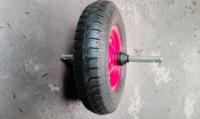Roue gonflable pneumatique en caoutchouc 4.00-8, roues de 400 mm pour usine de fabrication, hôtels, chariot
