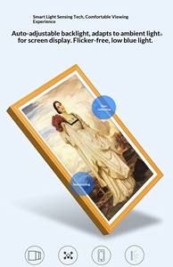 Pantalla Publicitaria Digital con Marco de Madera de 32, 43 y 55 Pulgadas, con Animación, Android LCD, para Galería de Arte - Product Image 5