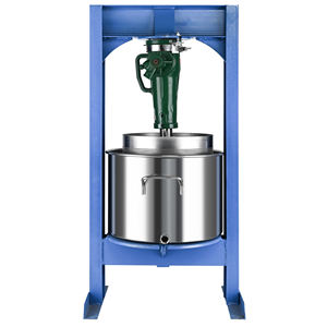 Presse-fruits manuelle hydraulique en acier inoxydable 18L, extracteur de jus à froid de type vérin - Product Image 5