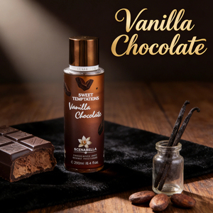 Brume pour le corps parfumée à la vanille et au chocolat SCENABELLA 250 ml, parfum sucré longue durée pour une fraîcheur quotidienne - Product Image 1
