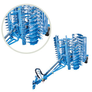 Herse à disques motorisée de machine agricole de vente directe d'usine pour labourer la ferme - Product Image 1