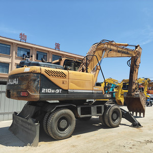 Excavadoras de Ruedas Usadas Hyundai 210W-9T Originales Coreanas de 21 Toneladas, Excavadoras de Ruedas Usadas Hyundai en Venta - Product Image 1