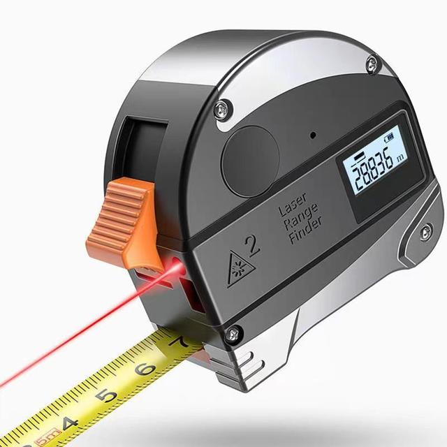 2 in 1 Multifunction 5M Steel Tape Measure 30M Laser Rangefinders Digital Measuring Tape Laser Tape Measure