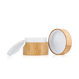 Biểu Tượng Tùy Chỉnh Skincare Tre Bao Bì Mỹ Phẩm Tre Kem Jar 100G Shea Bơ Đầy Đủ Tre Kem Jar Với Nhựa Bên Trong - Product Image 2