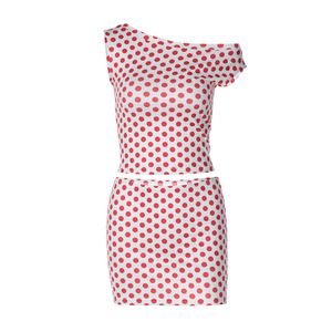 Conjunto de Falda y Top de Verano para Mujer, Estilo Europeo y Americano, Estampado, Manga Única, Ajustado, Bdbh <span class=keywords><strong>2</strong></span> - Product Image 2