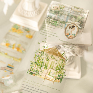 Un rouleau de ruban PET de la série <span class=keywords><strong>Voyage</strong></span> en France <span class=keywords><strong>du</strong></span> Sud, motif paysage romantique, pour décoration et collage - Product Image 1