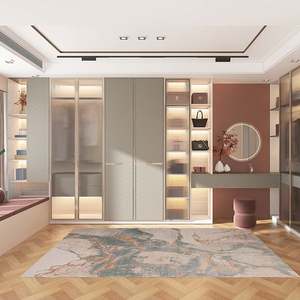 High Quality Customizable Stylish <b>Wardrobe</b> with Durable Furniture Multiple <b>Drawers</b> and Shelves for Bedroom <b>Storage</b> Solution - Product Image 2