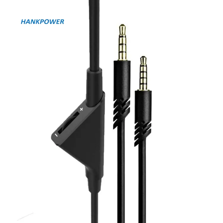 Yüksek kaliteli kulaklık Inline kablo ASTRO A40TR/A40/A10 oyun ses kontrolü 3.5mm 5 kutuplu 4 kutuplu ses kablosu