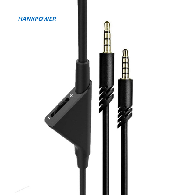 High Quality Headset Inline Cable for ASTRO A40TR/A40/A10 Gaming Volume Control 3.5mm 5 Pole to 4 Pole Audio Cable