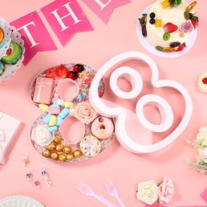 Tellingyou Heart Shaped Cardboard Serving Tray <b>Box</b> <b>White</b> For Gift Craft Storage - Product Image 2