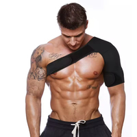 Manchon de soutien élastique pour homme – Protection dorsale et épaules, correcteur de posture, idéal pour les blessures sportives