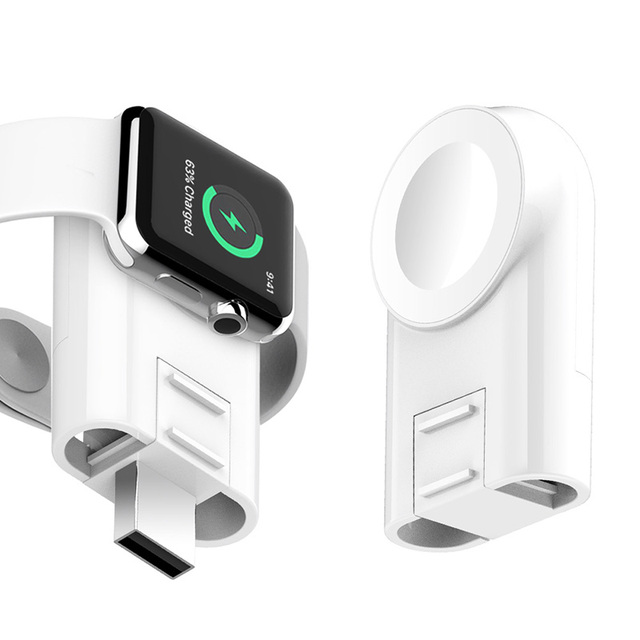 2025 New Arrival Ultra-Compact Smart Watch Charger | Adjustable Angle Dock for Apple Watch & Galaxy Watch, Cable-Free Design