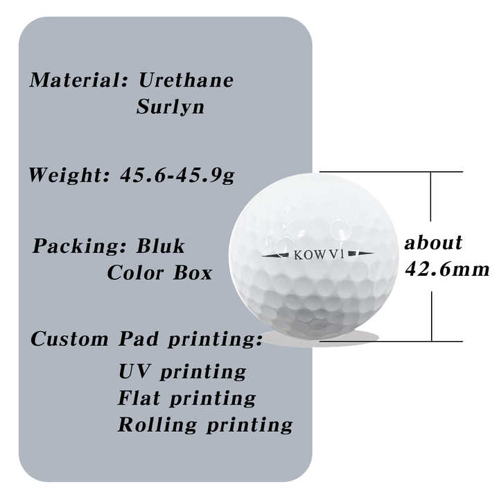 NUOVE palline da golf Kasco KIRA Sweet 4 pezzi 4 colori