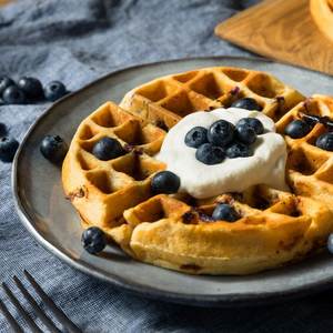 OEM/ODM Crispy outer layer Easy to cook <b>waffle</b> powder mix for café - Product Image 3