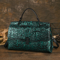 Sacs à bandoulière pour femmes en cuir de vachette de haute qualité, style vintage, fabrication directe d'usine à Guangzhou, vente en gros