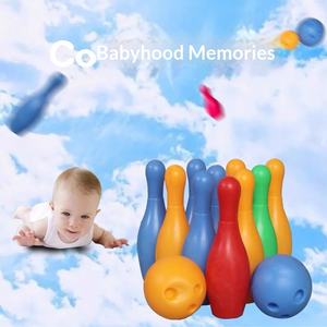 Juego de Bolos Infantil de Gran Tamaño, Juego de Entretenimiento Deportivo para Padres e Hijos, Interior y Exterior, Bolos de Plástico Brillante Personalizables - Product Image 1