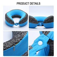 Oreillers de voyage en U portables et pliables pour le soutien du cou en avion, pour un sommeil optimal en classe économique, fabricant