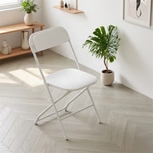 Chaises pliantes multi-usages en plastique pour salon, mobilier d'extérieur, atelier, bureaux et usage domestique - Product Image 3