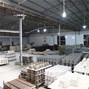 Commercio all'ingrosso rustico Vintage rotondo vaso <span class=keywords><strong>in</strong></span> ceramica del Vietnam artigianato a buon mercato <span class=keywords><strong>in</strong></span> <span class=keywords><strong>cemento</strong></span> <span class=keywords><strong>cemento</strong></span> <span class=keywords><strong>fioriere</strong></span> per la casa decorazione da tavolo - Product Image 6