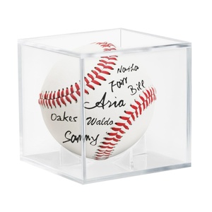 Wholesale New Arrives Acrylic Clear Modern for Baseball Holder Display Box Easy Assembly Freestanding Store Display Stand - Product Image 6
