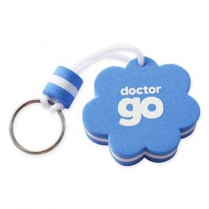 Free Design Cute Shape Cylindrical Printed Logo Boat EVA Material Foam Floating Keychain Custom Promotional Gift - Product Image 4