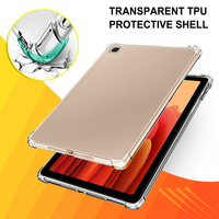 Tablet Samsung kılıfı Galaxy Tab A7 Lite 8.7 "SM-T220 T225 silikon yumuşak kabuk TPU hava yastığı kapak şeffaf koruma çantası