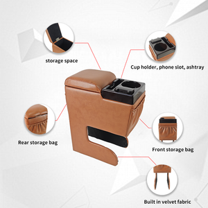 CARFU Armrest <b>Console</b> Box for Drinks for Holding and Serving Beverages for Mercedes Vito Armrest Box - Product Image 5