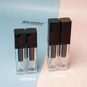 Contenants à gloss à lèvres vides personnalisables 6 ml en plastique de qualité cosmétique avec étiquetage et emballage par marquage à chaud - Product Image 1