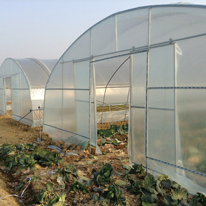 Chine Grandes serres manuelles en PE avec double couche d'énergie solaire Agriculture Serre <span class=keywords><strong>Piscine</strong></span> Enceinte Film de serre inclus - Product Image 2