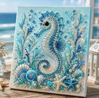 Kit de Peinture Diamant DIY Animaux Marins en Gros pour Adultes – Kit Artisanat pour Cadeaux à Domicile – Prix Usine