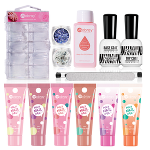 Label privé Poly UV lumineux 15ml Extension rapide Poly <span class=keywords><strong>Gel</strong></span> colle acrylique <span class=keywords><strong>Gel</strong></span> vernis manucure française prolonger la longueur des <span class=keywords><strong>ongles</strong></span> - Product Image 2