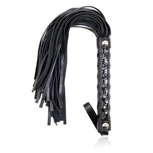 Flogger Bondage rivetto in pelle cavallo frusta <span class=keywords><strong>erotico</strong></span> Fetish restrizioni sculacciate regina frusta - Product Image 2
