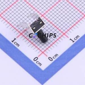 YTS1H0251KBT10 Tactile Switch Through hole Component (THT) Switch 1.6N 8.2mm 5.5mm 7mm - Product Image 2