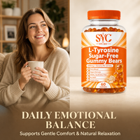Gummies à la L-Tyrosine Formule Personnalisée 1000mg Sans Sucre – Fabrication en Marque Blanche pour les Marques de Bien-être
