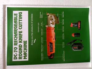 Jordon DC-70 şarj edilebilir yuvarlak bıçak kesme makinesi ile 100% bakır kablosuz uygun 80% enerji tasarrufu uzun ömürlü - Product Image 3