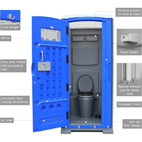 Toilettes mobiles VIP Luxury Executive pour l'extérieur Remorque en plastique portable pour l'extérieur Prix pour les événements Vente