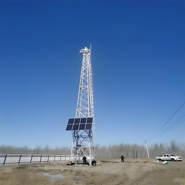 Lattice Observation Monitoring Tower Hot Dip Galvanized Q355B Forest Fire Prevention Custom OEM