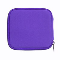 Étui souple en néoprène avec fermeture éclair pour flacon de 10 ml, idéal pour les huiles essentielles de voyage, sac de protection portable pour cosmétiques, recyclable et durable